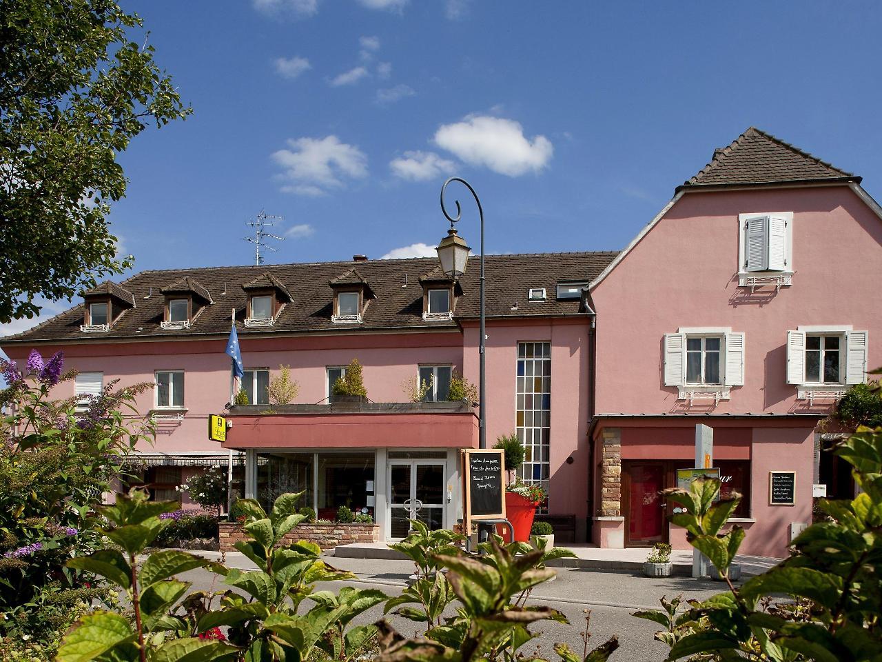 Hotel Restaurant Logis La Palette Wettolsheim Exterior photo